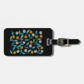 春タンデリオン花離れとデザイン ラゲッジタグ (正面横)