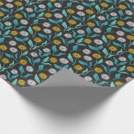 春タンデリオン花離れとデザイン ラッピングペーパー