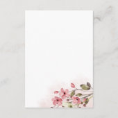 春ダスティバラ結婚フローラの詳細 エンクロージャーカード (裏面)