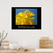 春ダッフォジルスサイドバイサイドアートプリント ポスター (キッチン)