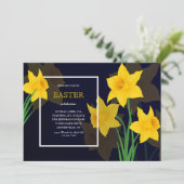 春ダフォジルイースター招待状 招待状 (スタンド正面)