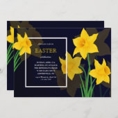 春ダフォジルイースター招待状 招待状 (正面/裏面)