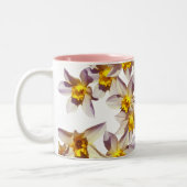 春ダフォジルフローラフォトマグカップ ツートーンマグカップ (左)