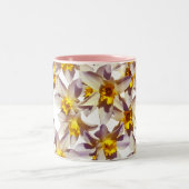 春ダフォジルフローラフォトマグカップ ツートーンマグカップ (中央)