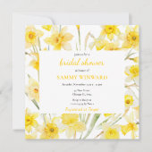 春ダフォジルブライダルシャワー 招待状 (正面)