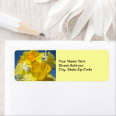 春ダフォジル住所 シールシールフローラ ラベル (インサイチュ)