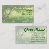 春ダフォジル造園 名刺 (正面/裏面)