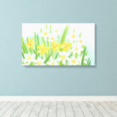 春ダフォジル キャンバスプリント (インサイチュ (ウッドフロア))