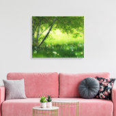 春ダフォジル キャンバスプリント (インサイチュ (リビング))