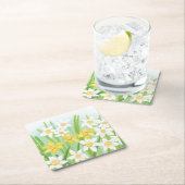 春ダフォジル スクエアペーパーコースター (インサイチュ)