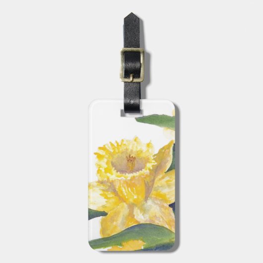 春ダフォジル ラゲッジタグ (正面縦)