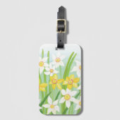 春ダフォジル ラゲッジタグ (正面縦)