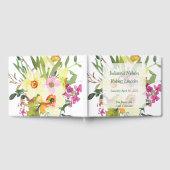 春ダフォディル結婚ブーケ ゲストブック (全面)