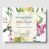 春ダフォディル結婚ブーケ ゲストブック (正面)