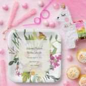 春ダフォディル結婚ブーケ ペーパープレート (パーティー)