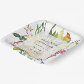 春ダフォディル結婚ブーケ ペーパープレート (傾斜あり)