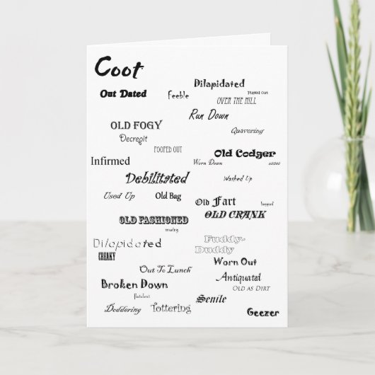 春チキン誕生日カード カード (正面)