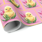 春チクズインチューリップ ラッピングペーパー (ロールコーナー)