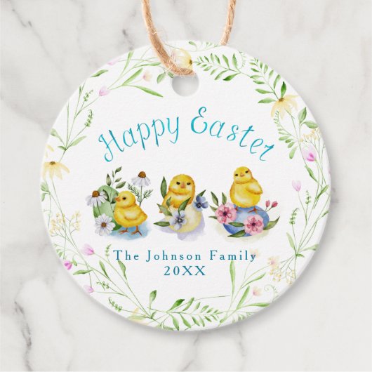 春チックイースターウォーターカラーカスタム フェイバータグ (正面)