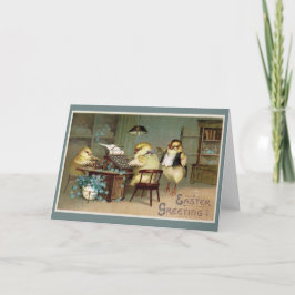 春チックスイースターのグリーティングカードに税金を払う シーズンカード