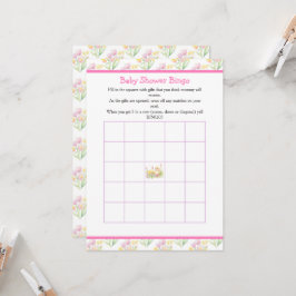 春チックベビーシャワー 招待状