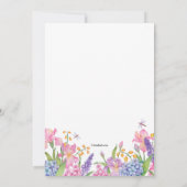 春チャームフォトカード 招待状 (裏面)