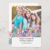 春チャームフォトカード 招待状 (正面/裏面)