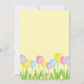 春チューリップイースターパーティの招待状 招待状 (裏面)