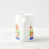 春チューリップイースターボーン中国マグ ボーンチャイナマグカップ (裏面)