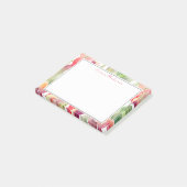 春チューリップウォーターの色フローラと名前 ポストイット (アングル)