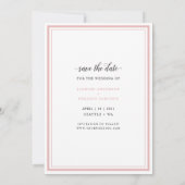 春チューリップウォーターカラーブーケ |写救真D セーブザデート (裏面)