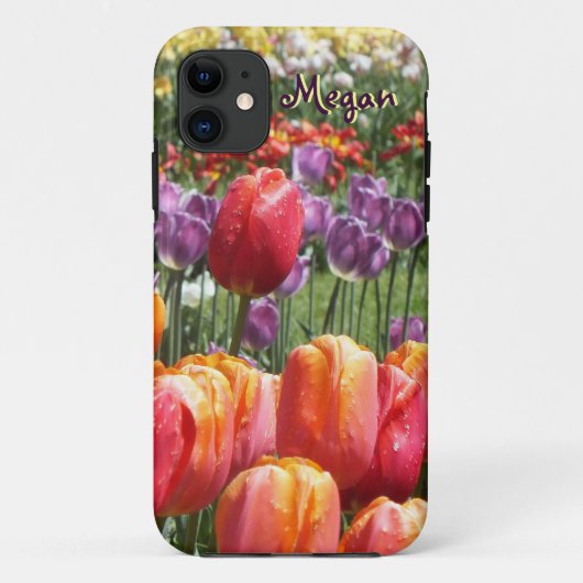春チューリップガーデンiPhone 5ケース Case-Mate iPhoneケース (裏面)