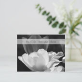 春チューリップサンキュー結婚のカード招待状 サンキューカード (スタンド正面)