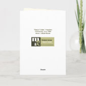 春チューリップファインアートイースターカスタムカード シーズンカード (裏面)