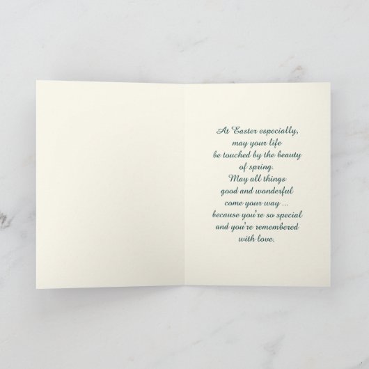 春チューリップファインアートイースターカスタムカード シーズンカード (内部)