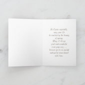 春チューリップファインアートカスタムイースター シーズンカード (内部)