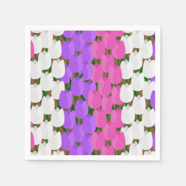 春チューリップフィールド スタンダードカクテルナプキン