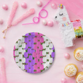 春チューリップフィールド ペーパープレート (パーティー)