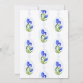 春チューリップフラワーズセカンドチャイルドベビー散布機 招待状 (裏面)