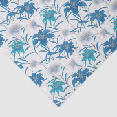 春チューリップフローラ薄紫ブルー 薄葉紙 (詳細)