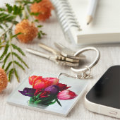春チューリップブーケ キーホルダー (正面右)