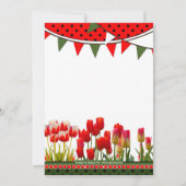 春チューリップマザーズデイブランチ招待状 招待状 (裏面)