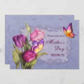 春チューリップマザーズデイブランチ 招待状 (正面/裏面)