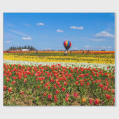 春チューリップラッピング紙 ラッピングペーパー (フラット)