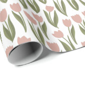 春チューリップ包装紙 ラッピングペーパー (ロールコーナー)
