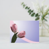 春チューリップ日付ポストカードの保存 案内ポストカード (スタンド正面)