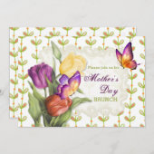 春チューリップ2マザーズデイブランチ 招待状 (正面/裏面)