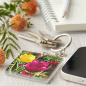 春チューリップ（オレゴン） キーホルダー (正面右)