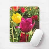 春チューリップ（オレゴン） マウスパッド (マウス)
