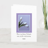 春チューリップ カード (裏面)